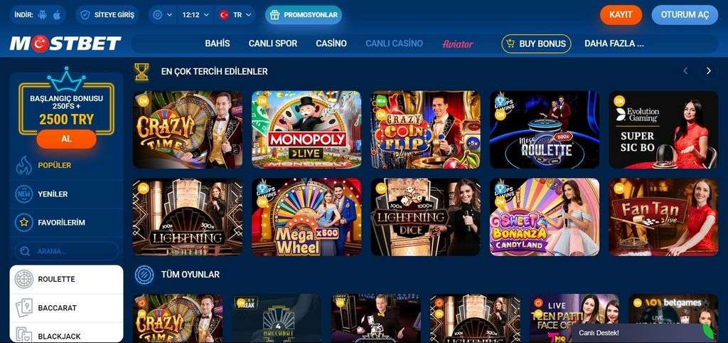 Mostbet Cassino Online e Apostas Esportivas
